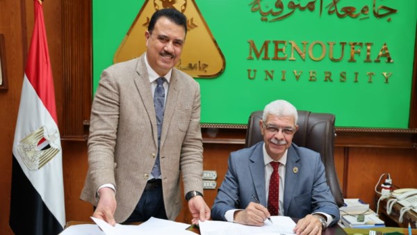 رئيس جامعة المنوفية يعتمد نتيجة  كلية الذكاء الاصطناعي