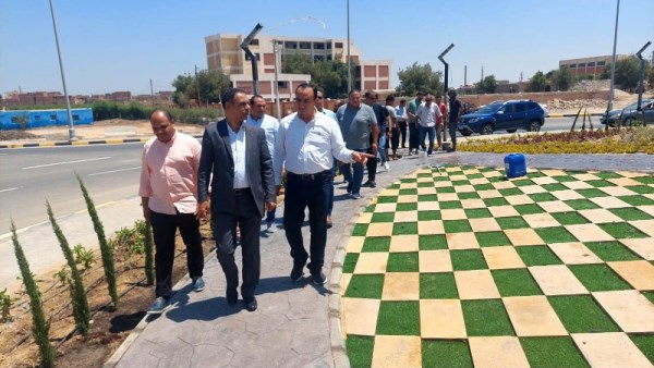 جولات مكثفة ومتابعة ميدانية بمدن الصعيد الجديدة 