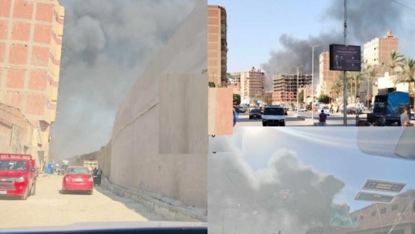 صورة من الحريق