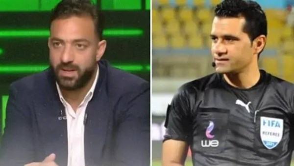 أحمد حسام ميدو و الحكم محمد البنا