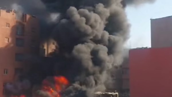 صورة من الحريق