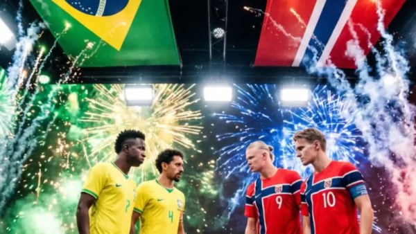 البث المباشر لمباراة البرازيل والنرويج اليوم