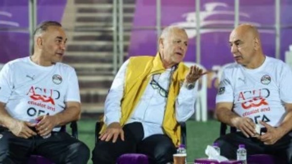 هاني أبو ريدة وحسام حسن