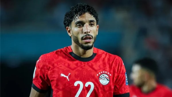 عمر مرموش مع منتخب مصر