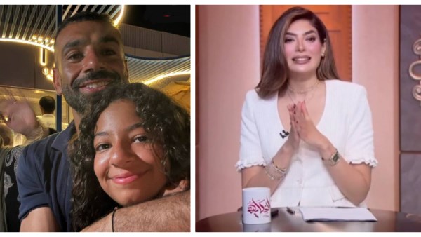 الإعلامية لما جبريل - محمد صلاح مع ابنته