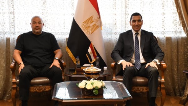 وزير الشباب والرياضة يهنئ أحمد دياب