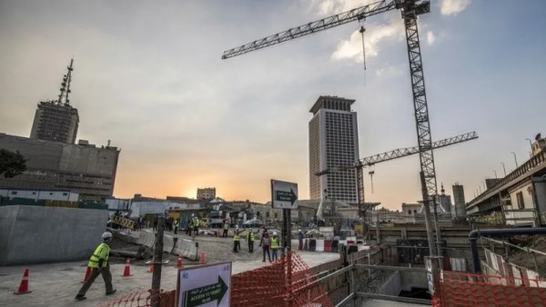 أحد المواقع الإنشائية في مصر
