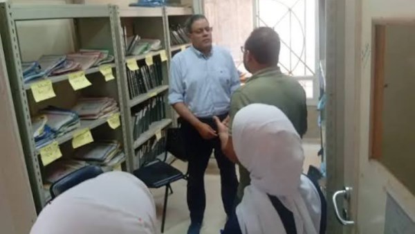 زيارة مفاجئة لوكيل وزارة الصحة بالمنوفية
