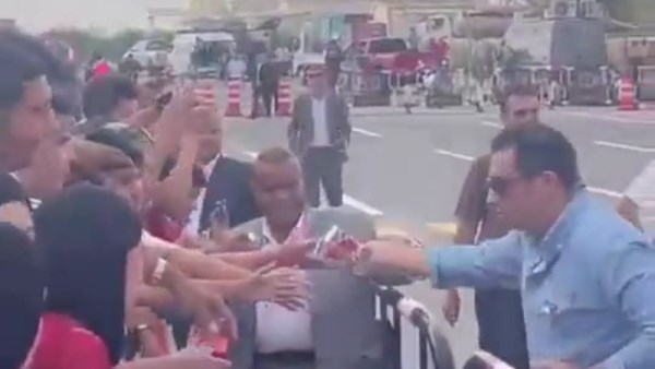 استقبال بعثة المنتخب الوطني