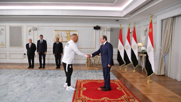 إبراهيم حسن - الرئيس السيسي