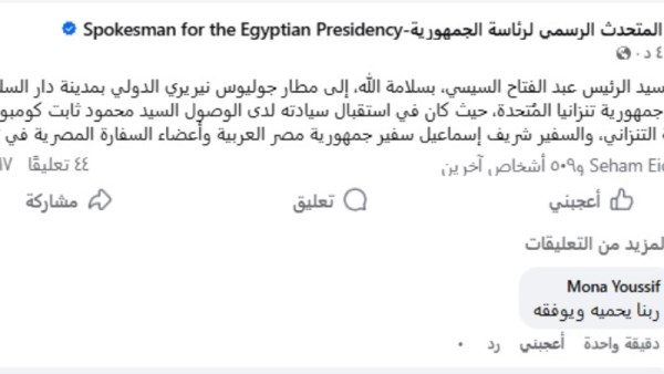 الرئيس السيسي في تنزانيا