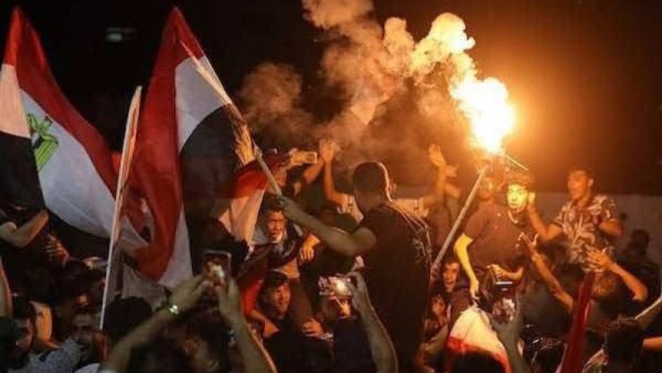 فرحة الشعب الفلسطيني بفوز مصر على استراليا 