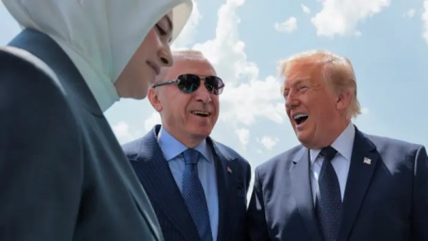 الرئيس الأمريكي دونالد ترامب والرئيس رجب طيب أردوغان 