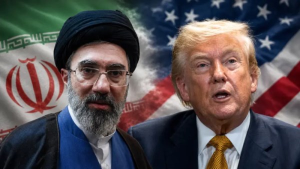 الرئيس الأمريكي دونالد ترامب ومجتبى خامنئي