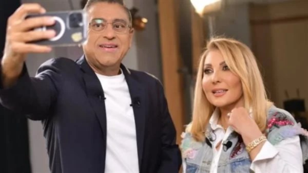 نادية الجندي مع الإعلامي معتز الدمرداش
