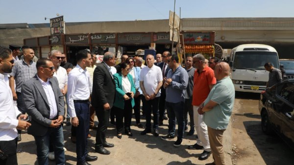 محافظ القاهرة بمنطقة المرج