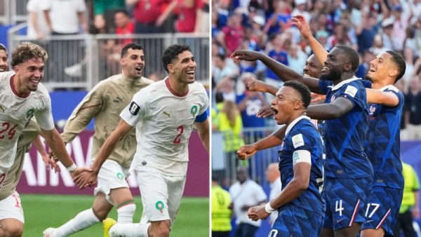 منتخبي فرنسا والمغرب 
