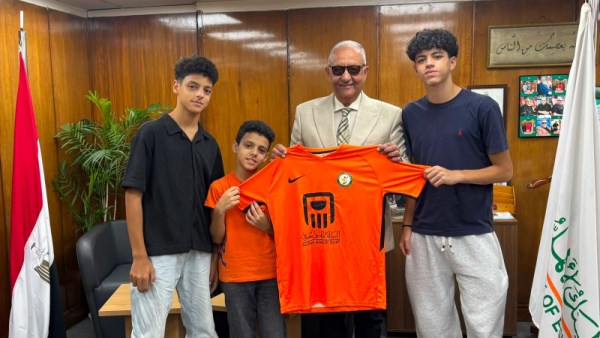 أشرف نصار وأبناء الراحل محمد صبري
