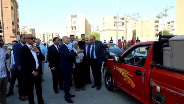 محافظ القاهرة بزيارة الأسر السبع المتضررة 
