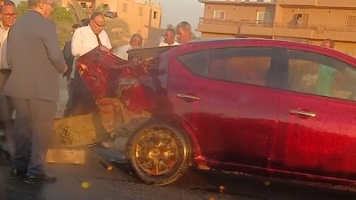 حادث تصادم الطريق السياحي