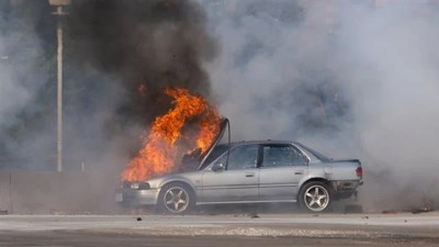 حوادث احتراق السيارات